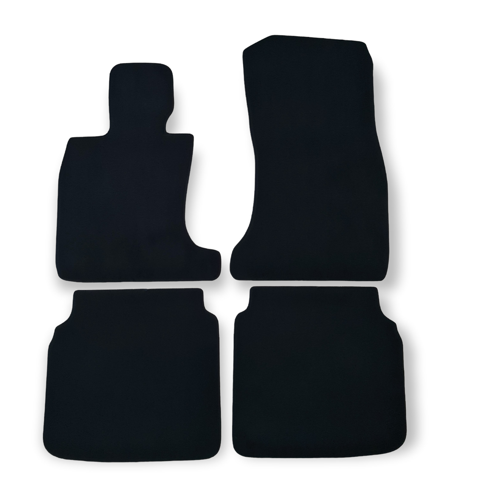 Car Floor Mats Velour For BMW 7 M7 F02 Waterproof Black Carpet Auto Liners New