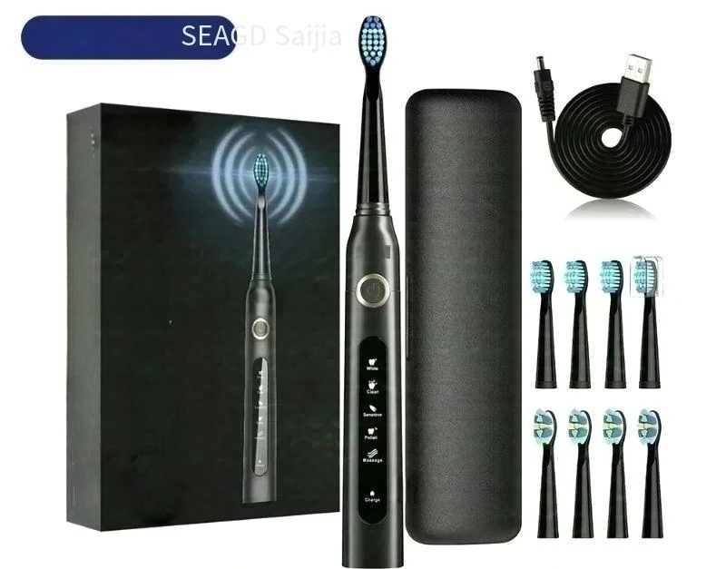 Designer Famous Brand SAIJIA Disinfection Sterilization FDA Rechargeable Smart CE Electric Toothbrush