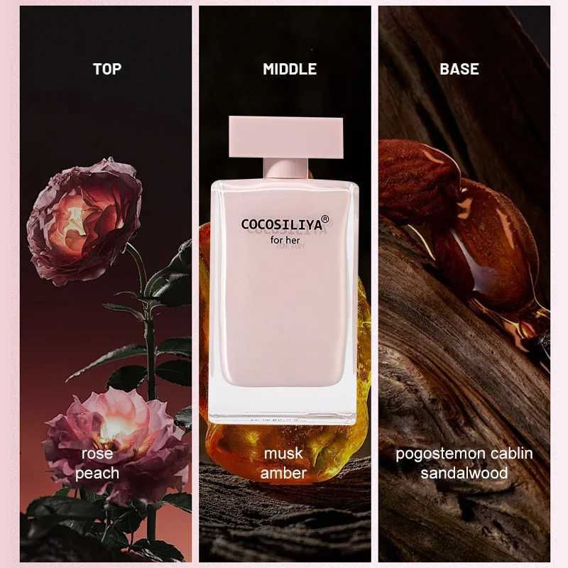Cocosiliya for Her Musk Flower Eau de Toilette Black Red Bottle Perfume Noble Ladies Perfume Dating Pheromone Large Bottle 120ml W250712