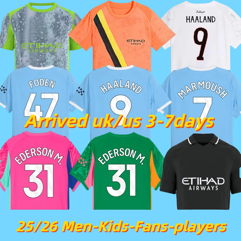 25 26 soccer jerseys football jersey football shirt FODEN MARMOUSH DOKU Cherki KOVACIC GVARDIOL DE BRUYNE Reijnders
