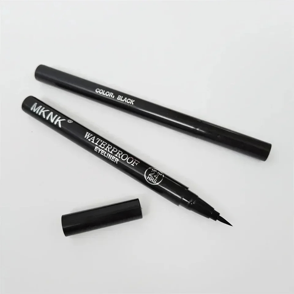 1/2 PCS Black Quick-Dry Eyeliner Pencil - 24H Lasting Smooth Matte Waterproof Anti-Smudge Liquid Eyeliner Makeup for Eyes 250704