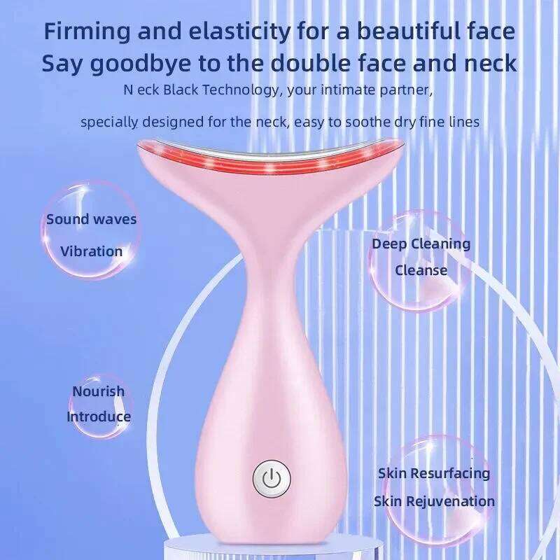 EMS Microcurrent Lifting Anti -Wrinkle Remove Facial Massage LED Neck Beauty Thightening Instrument To Beautify And Rejuvenate