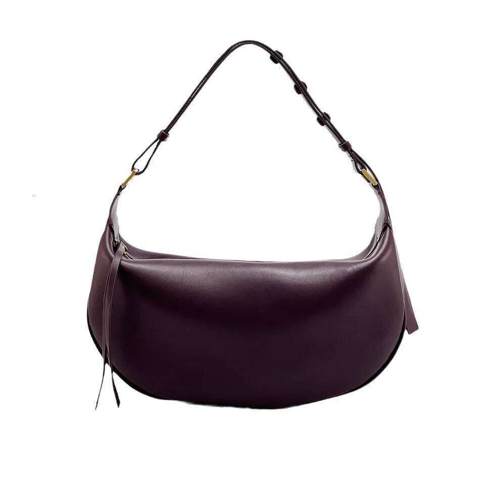 Dumpling Crescent Armpit Bag For Women Large Capacity Shoulder Fashionpu Leather Crossbody Bags Trendy Purs Handbag