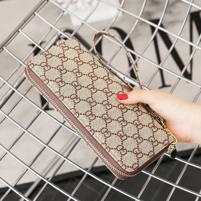 Designer Wallet 2025 New Letter Print Zip Wristlet For Women | Large Capacity Phone & Coin Wallet | Multi-use Fashion Clutch With Free Shipping