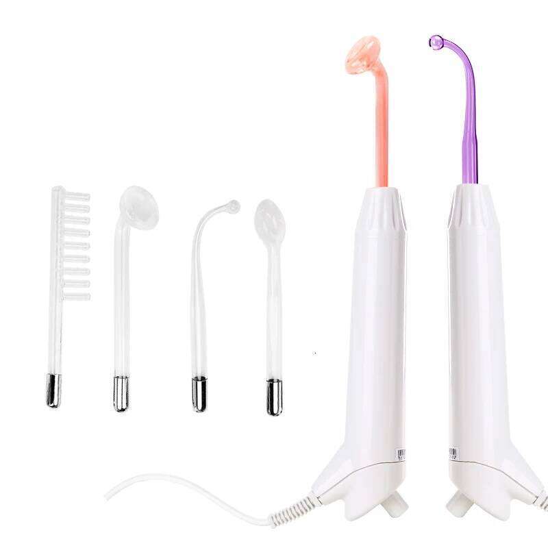Portable High Frequency Facial Hine For Skin & Hair Care D'arsonval Violet Ray Wand With 4 Tubes