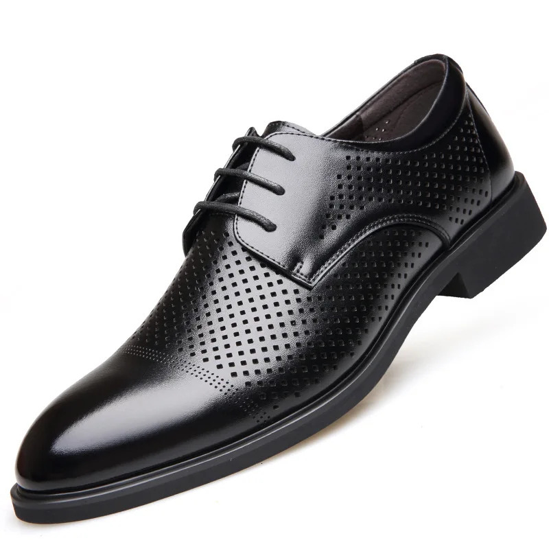 Height Increasing Shoes Men Taller Elevator 6CM Invisible Insole for Daily Mens Heighten Increased Wedding Oxfords Office Male 250712