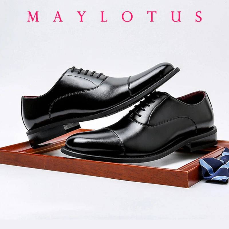 High Quality Height Increase Oxford Dress Shoes Men Genuine Cow Leather Suit Shoes Lift Brogues Wedding Formal Elevator Shoes 250712