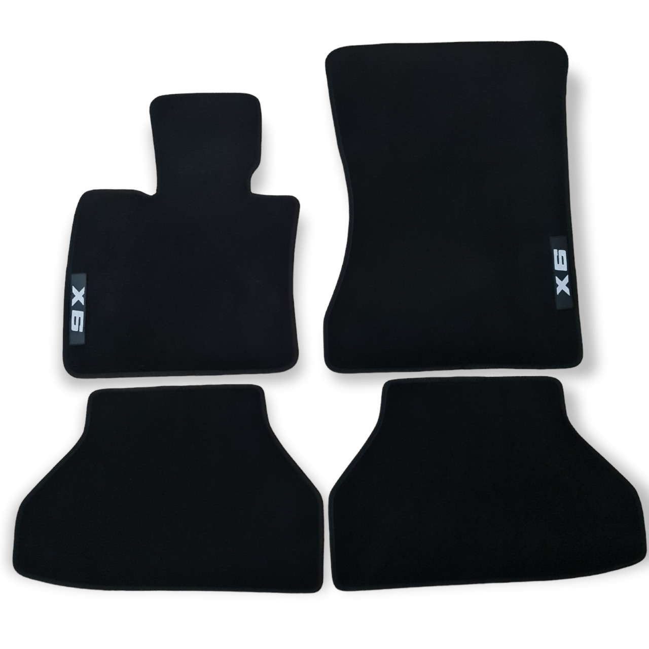 Car Floor Mats Velour For BMW X6 E71 MX6 Waterproof Black Carpet Auto Liners New