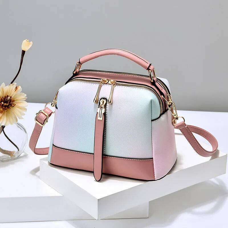 Women Handbag Trendy Messenger High Quality PU Leather Shoulder Bag Ladies Lock Design Crossbody Bags Female Bolsas