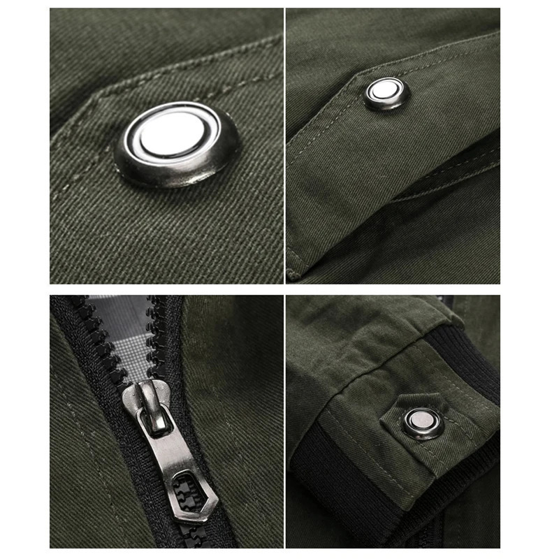 Spring Autumn Mens Bomber Jackets Man Cotton Army Military Jackets Mens Outwear Windbreaker Slim Fit Baseball Coats Clothing 250708