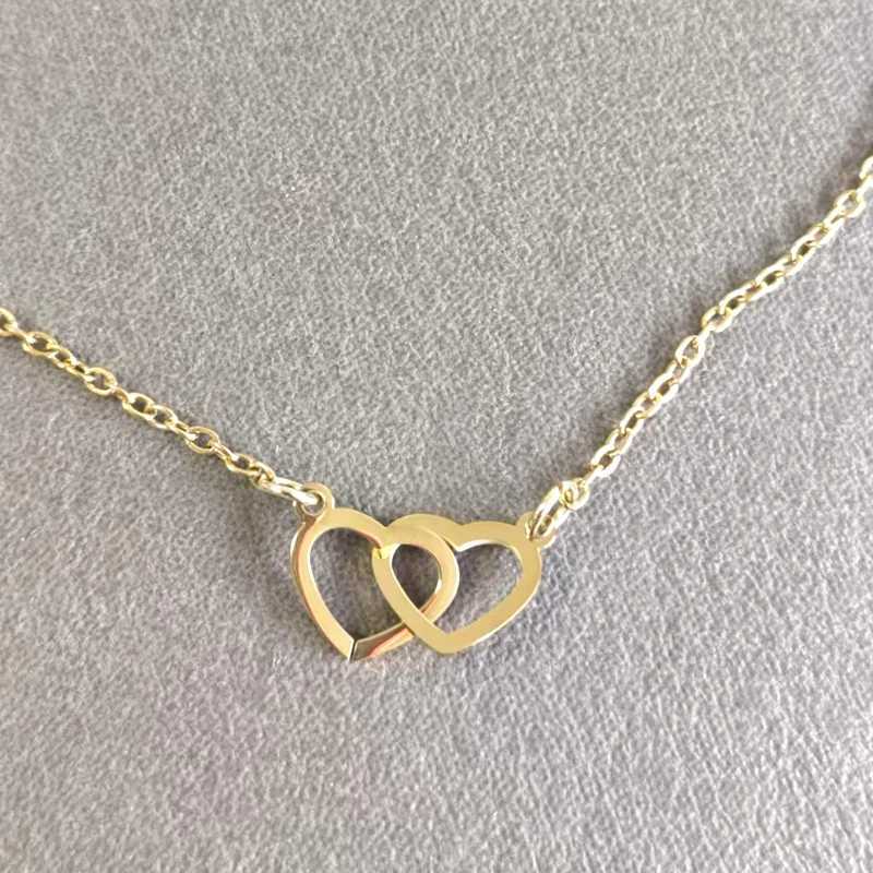 10pcs Interlocking Double Charm Connector Pendant Mirror Polished Stainless Steel Charms 12*20mm Necklace whosa W250712
