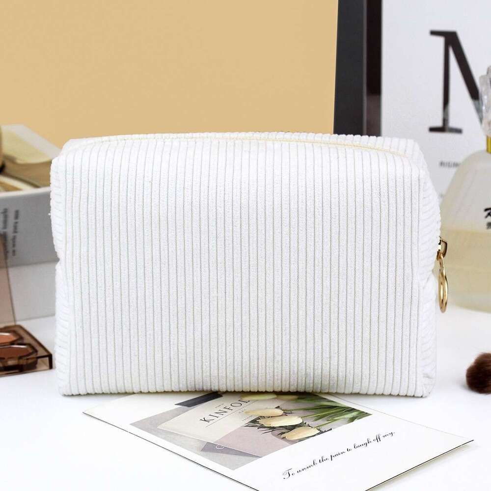 New Corduroy Large Capacity Travel Portable Makeup Toiletry Bag Storage Pouch Yiwu Luggage