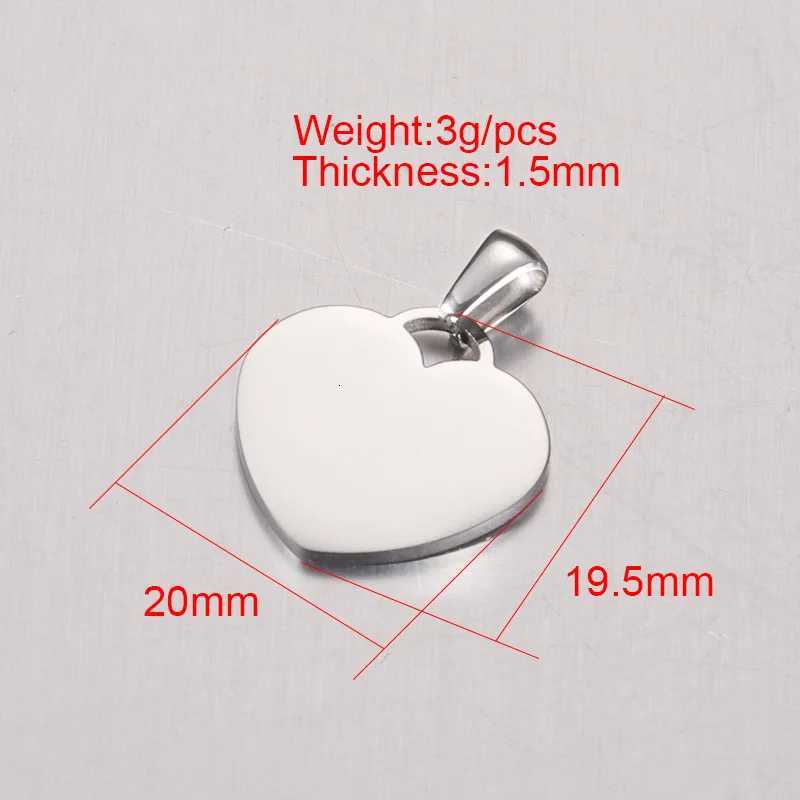 20/25mm 10Pcs/Lot Mirror Polish Pendant Necklace Stainless Steel Cross Chain Necklace for Mens Trends 2025 Jewelry W250712