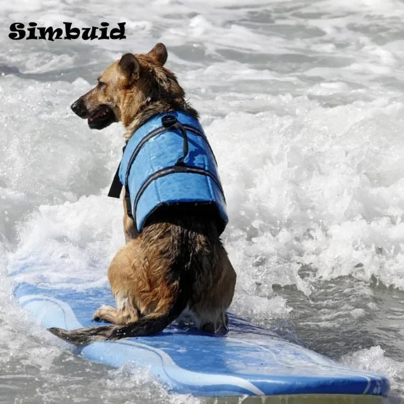 Summer Dog Life Jacket Reflective Adjustable Pet Swimwear Safety Vest Surfing Sailboat Enhanced Buoyancy Puppy Life Jacket 250708