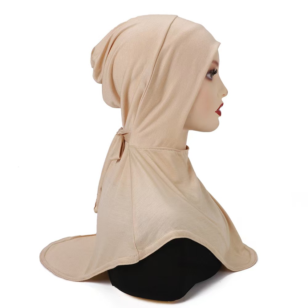 T1204 new headscarf modal cotton band elastic bottoming hat scarf