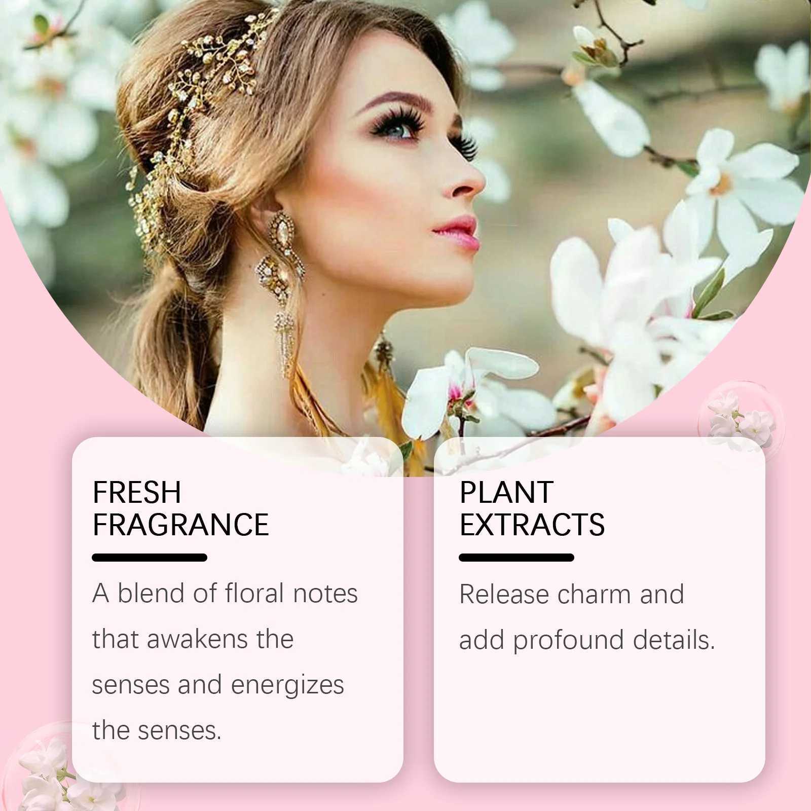 50ml Roxelis Charming Fragrance Perfume Lasting Floral Scent Pheromone Dating Flirt Deodorant Elegant Lady Floral Aroma Perfume W250714