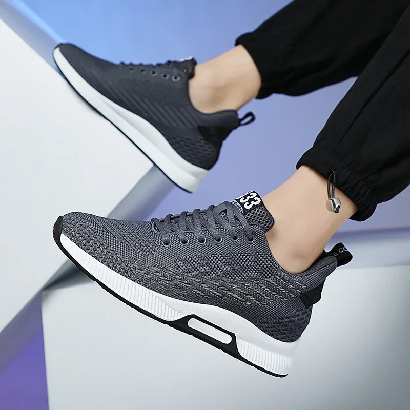 Plus Size 37-46 Sneakers Men Height Increase Insoles 6cm Elevator Shoes Taller Heel Lift Zapatillas Mens Casual Shoes 250712