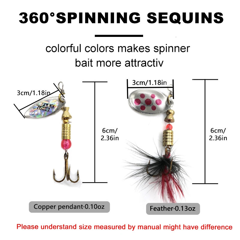 Metal Spoon Spinner Fishing Lure 10pcs Set Spoonbait Crankbaits Wobblers for Pike Crochet Kit Artificial Bait 250708