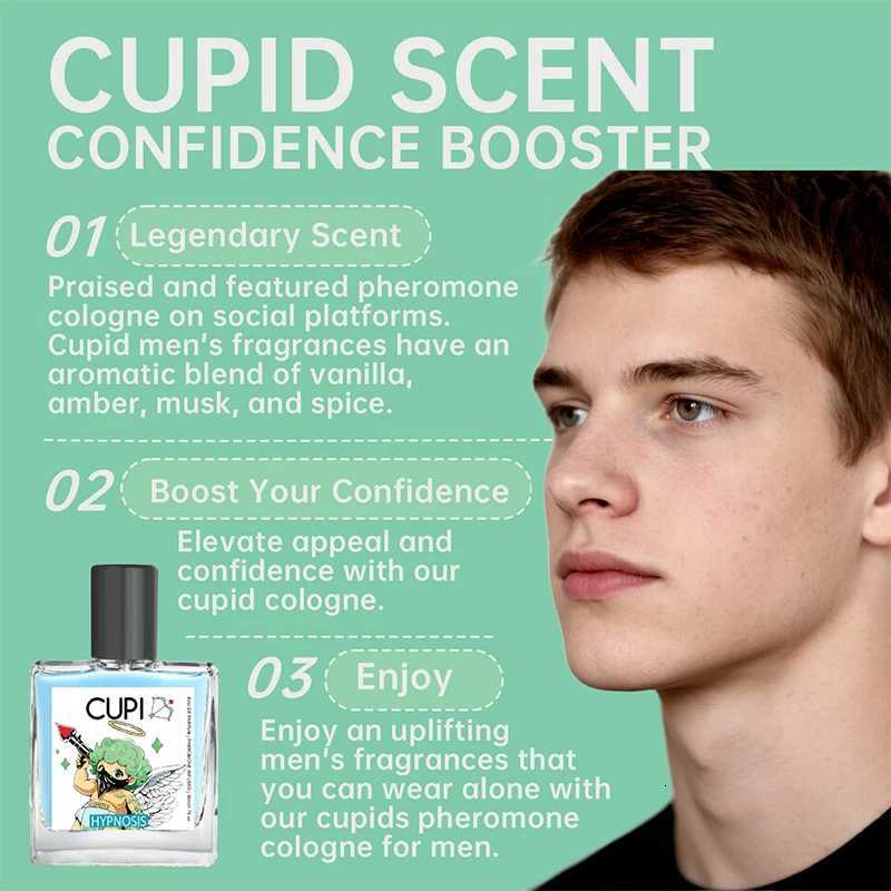 cupid Hypnosis Pheromone Cologne Perfume Spray for Men to Attract Women Long Lasting Body Mist Dating Flirting Glamorous Scent W250712