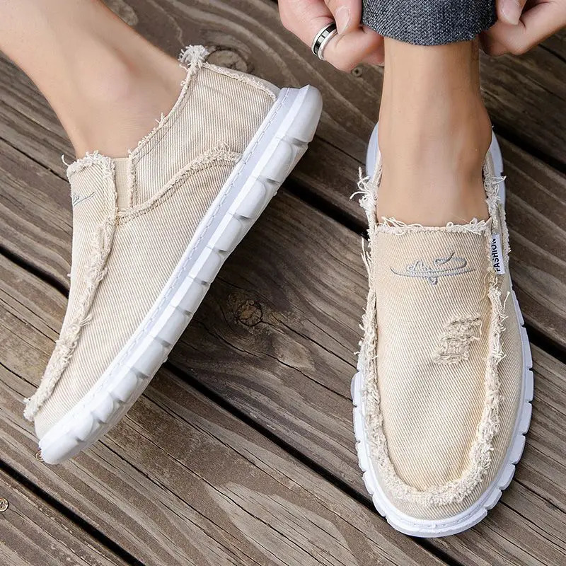 Fashion Print Canvas Shoes Men Breathable Light Sports Shoe Old Beijing Men espadrille shoes Male Casual Sneakers 250712