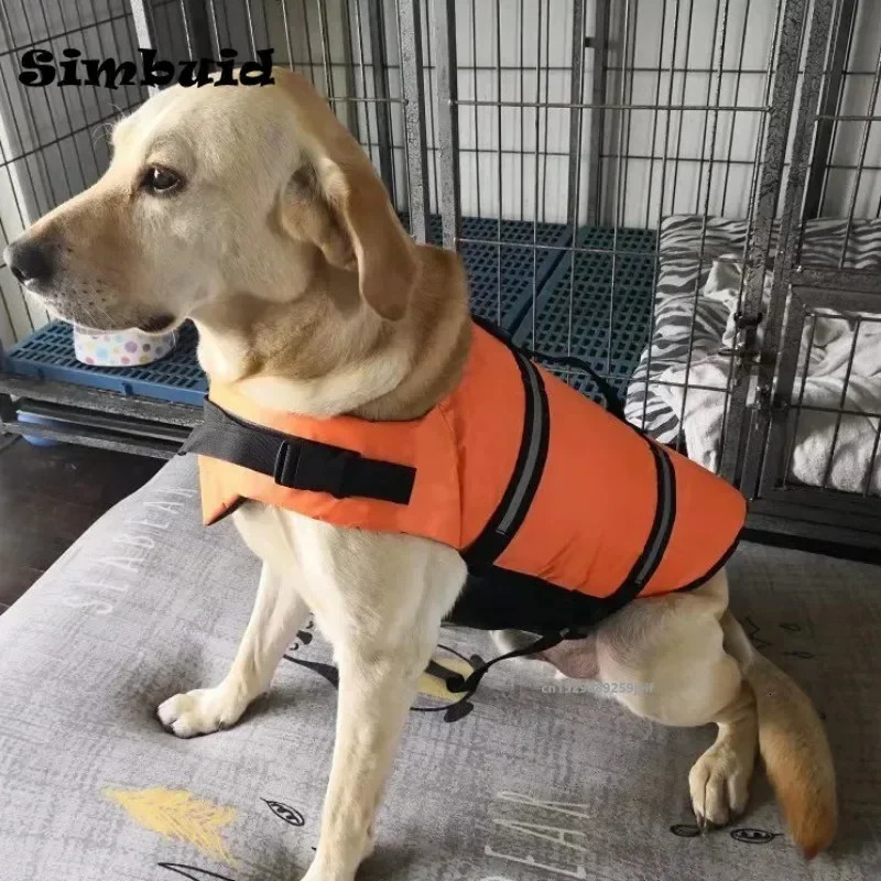 Summer Dog Life Jacket Reflective Adjustable Pet Swimwear Safety Vest Surfing Sailboat Enhanced Buoyancy Puppy Life Jacket 250708