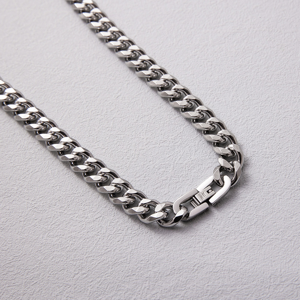 Luxury Jewelry Designer Jewelry European And American Trendy Brand Necklace For Men Titanium Steel Couple Collarbone Chain Unique Style Accessories No