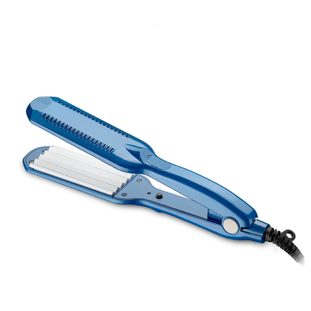 Professional Hair Crimper Curler Dry Wet Use Corrugated Irons Ceramic Curling Iron with Temperature Control Waving Tool 250712