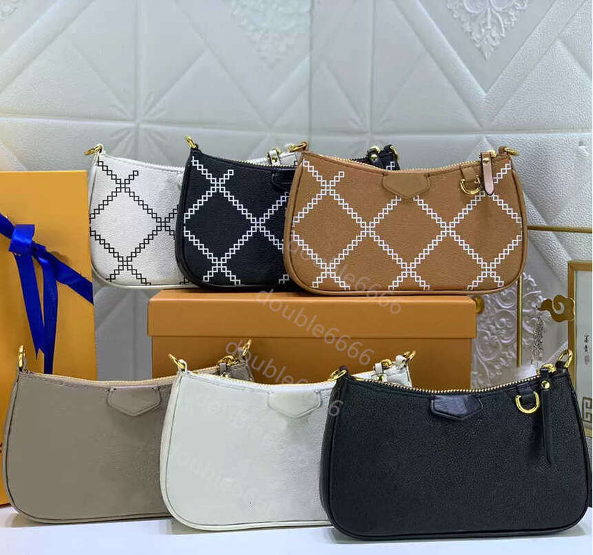 High Quality Embossed Pouch Strap Bag Handbag Women Messenger Handbags Tote Chain Shoulder Crossbody Bags Wallets