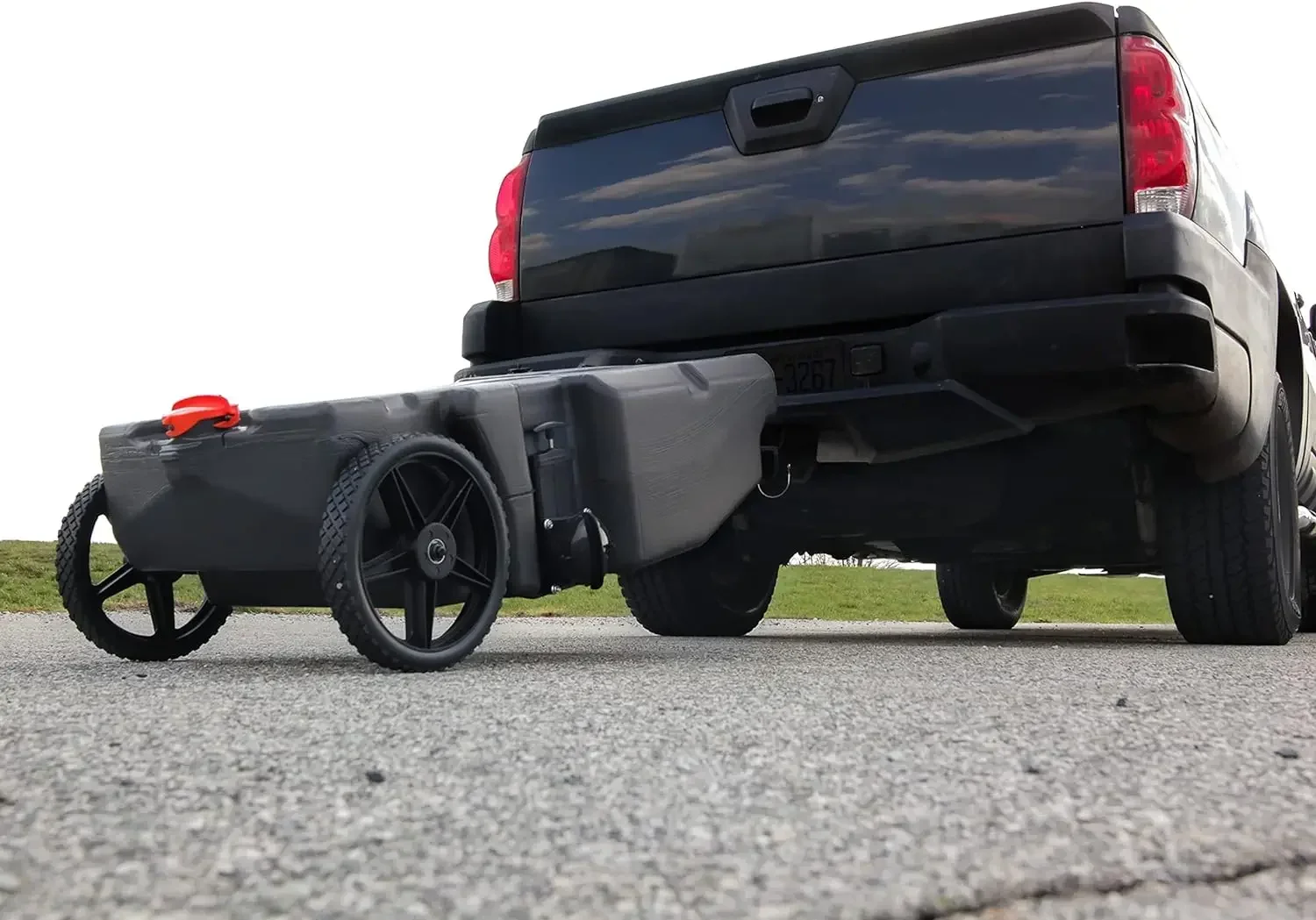 NEW Rhino 36-Gallon Camper / RV Dwe74 Portable Waste Tank - Features Large Heavy-Duty No-Flat Wheels & Built-In Gate Vae