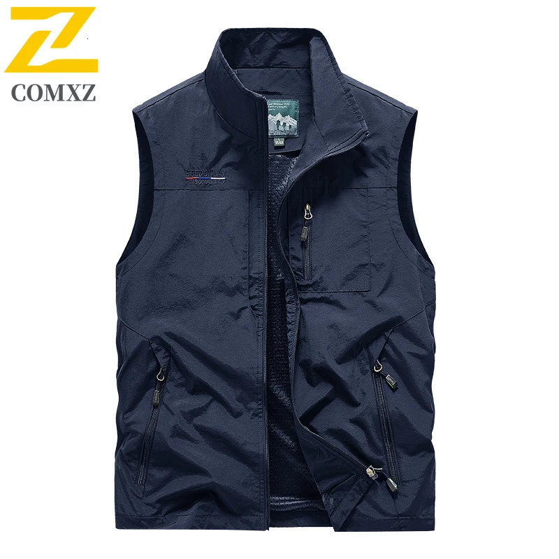 2025 Summer Mens Sleeveless Jacket Lightweight Comfortable Lined Mesh n Breathable Top Plus Size Work Coat 6XL 7XL 250707