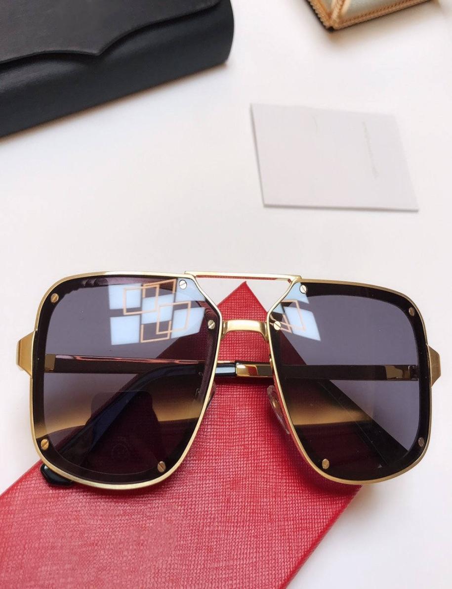 2020 New Luxury sunglasses men designer metal vintage sunglasses CT0194S women fashion style square frameless UV400 lens with orig7046403
