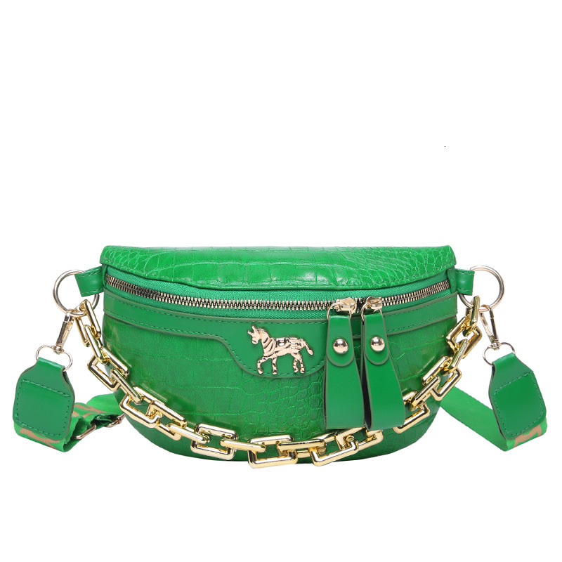 Luxury Brand Designer Bag Foreign Trade Chest Bag For Women 2024 New Korean Style Trendy Fashion PU Single Shoulder Bag Chain Casual Versatile Crossbo