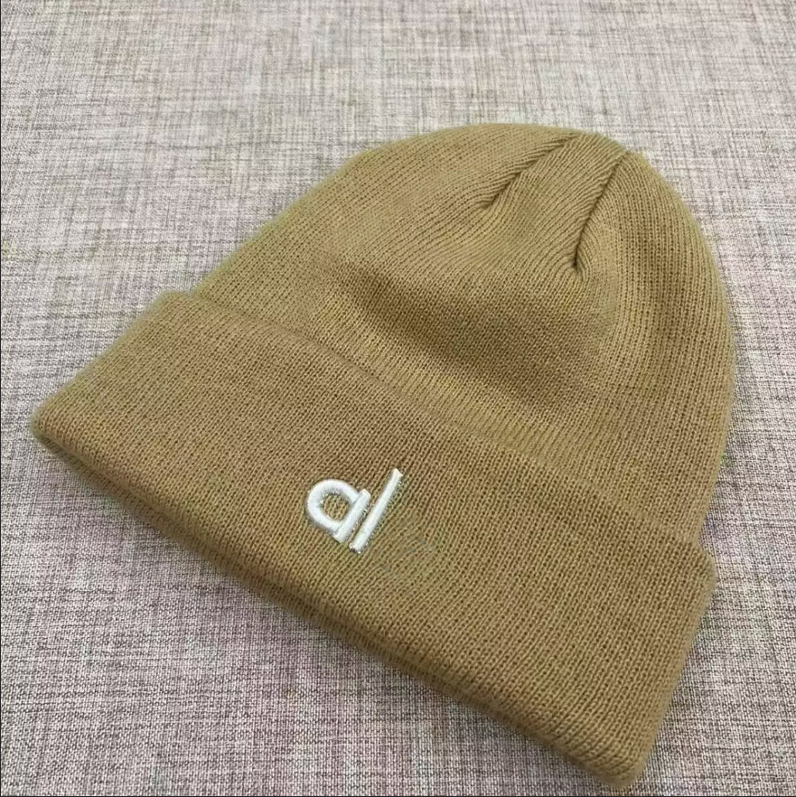 Designer Skull Caps Winter Knitted Woolen Hat Women Chunky Knit Thick Warm Beanie faux fur pom Beanies Hats Female Bonnet Beanie Caps