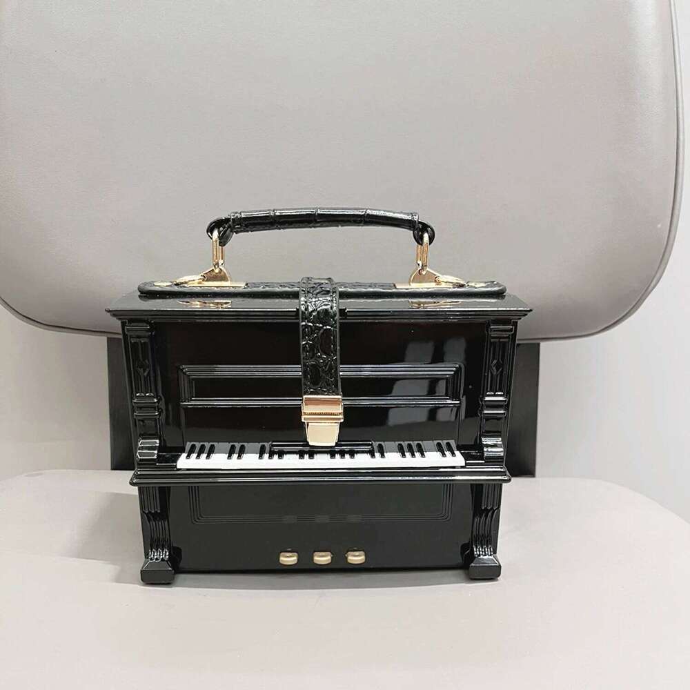 purses and handbags Designer crossbody shoulder For Women piano shape handmade bags Purse Messenger Bag banquet bag