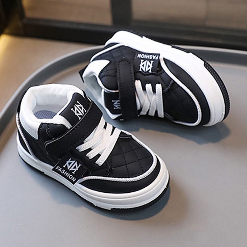 Toddler Shoes Boy Basketball Shoes Girl Sport Shoes Non-slip Footwears Autumn Student Shoes Cutefeet New Outdoor Shoes Sizes US5.5C-US1Y 000117