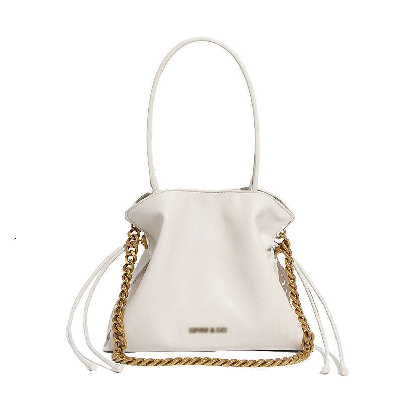 Drawstring Lucky 2025 New Style Versatile Chain Fashionable Shoulder Crossbody Cloud Bag