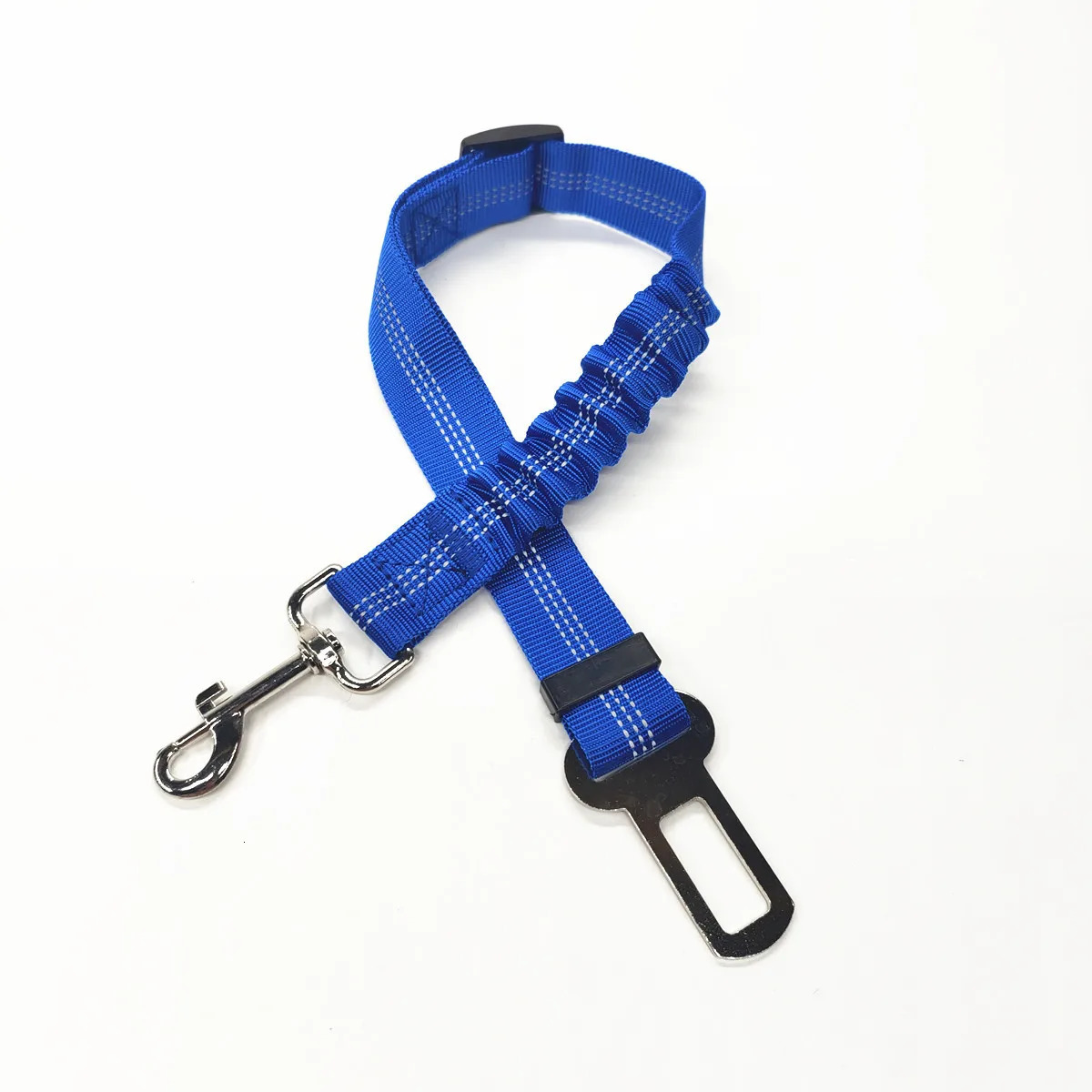 Adjustable Dog Car Seat Belt Harness for Dogs Nylon Reflective Cushioning Elasticity Car Travel Dog Accessories for Dogs 250709