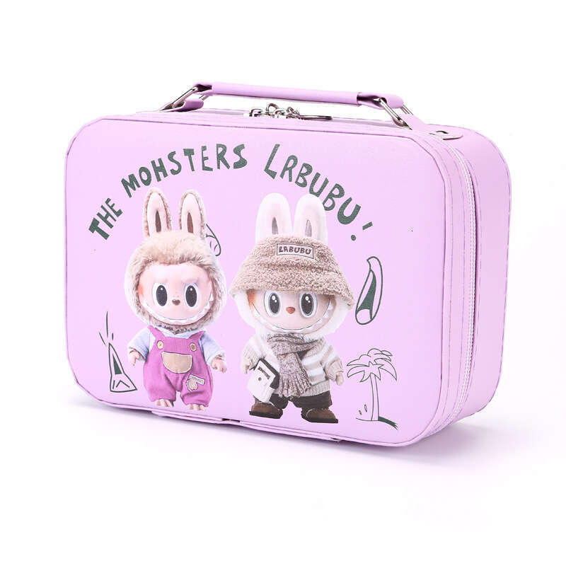 Multifunctional Portable Bag, Fabric Makeup Case, Children's Storage Handbag, Small Square Bag with Large Capacity