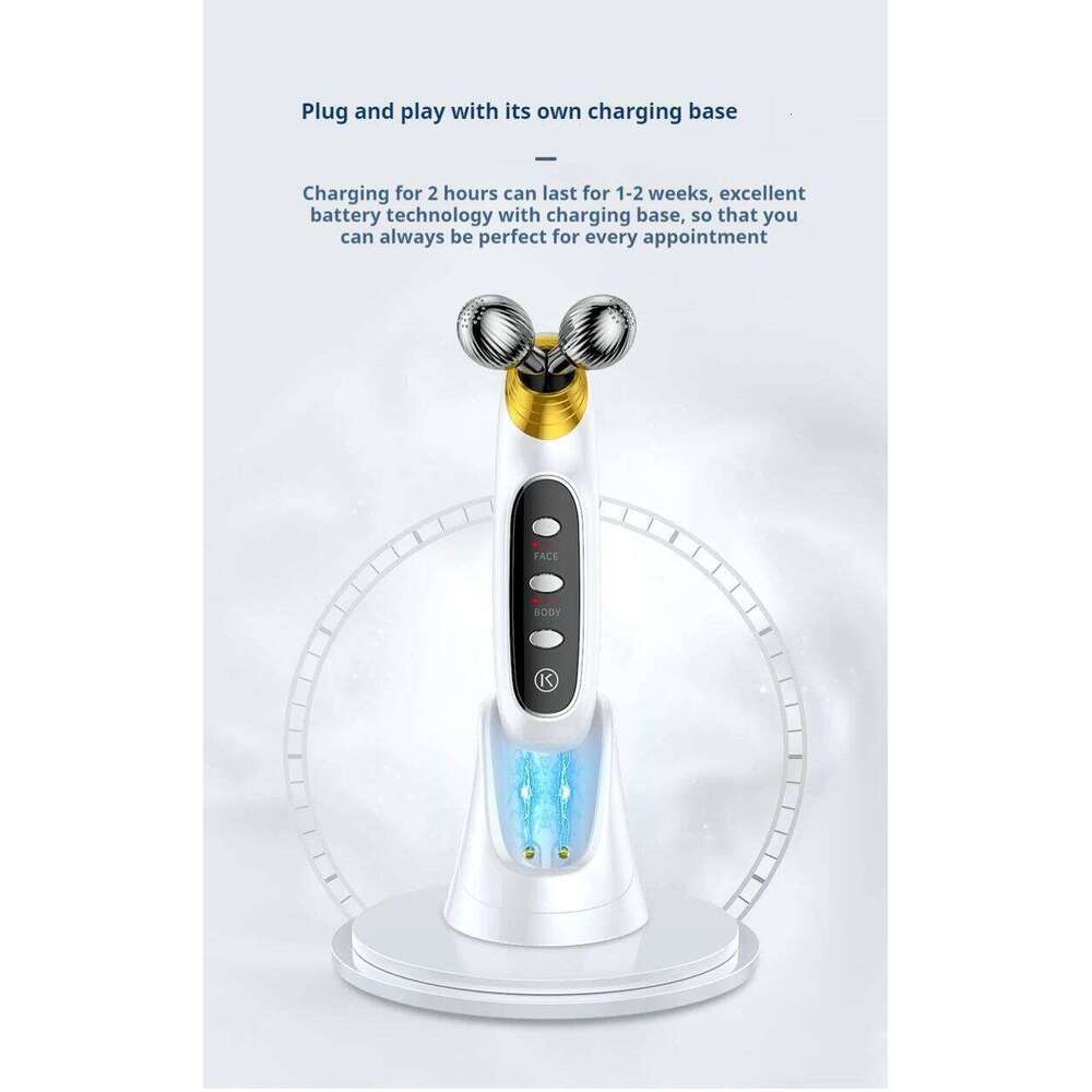 Electric Y Shape 3D Face Lifting Vibrating Facial Lift Body Roller Massager