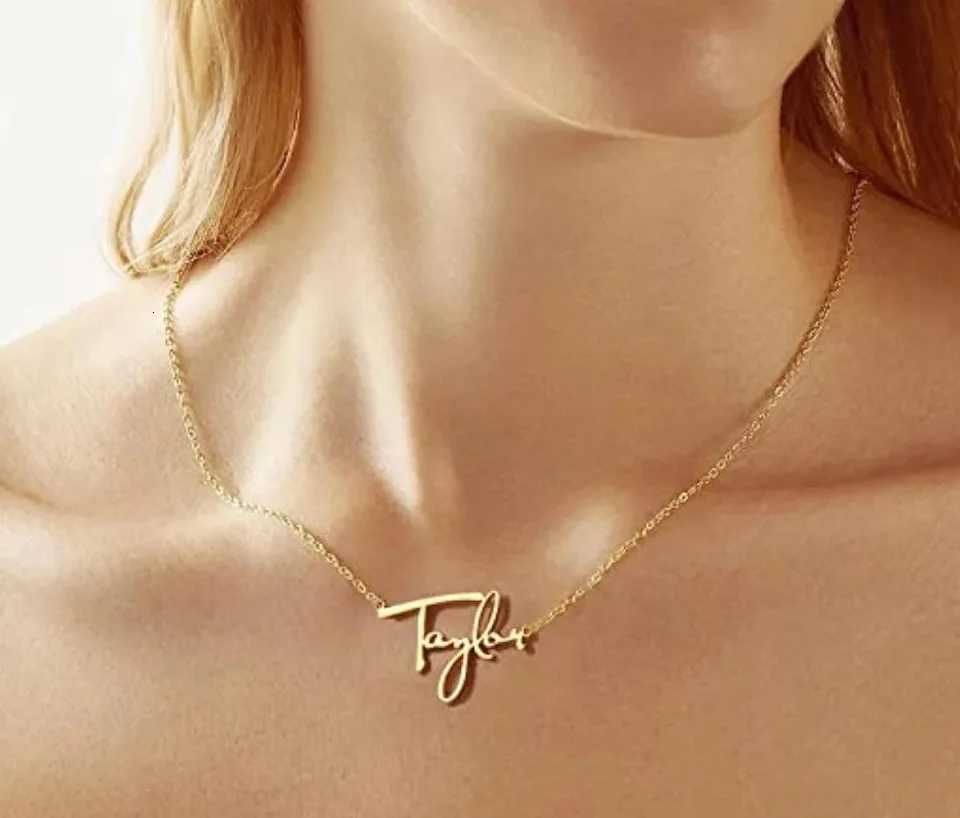 Stainss Steel Taylor Choker Necklace Jewelry Folklore Reputation Necklaces Lover Fearss Collier Acier Inoxydabs Fme W250712