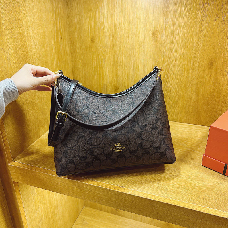 Elegant Large Capacity Women Tote Bag New Retro Shoulder Bag Printed Single Strap Crossbody Bag Free Shipping hot sale