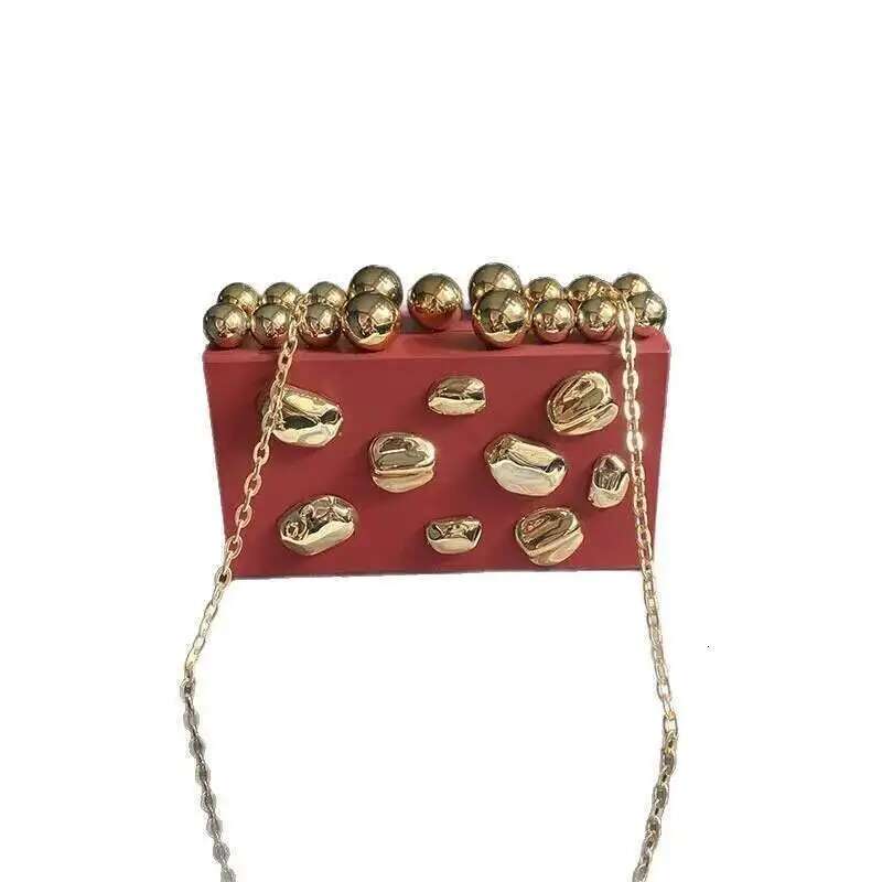 Shoulder Acrylic Clutch Women Chain Box Dinner Bag