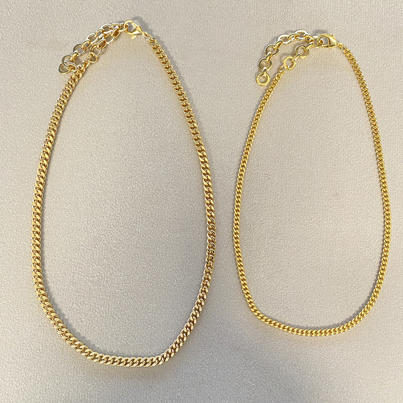 Luxury Jewelry Designer Jewelry Niche Light Luxury Retro Necklace Internet Celebrity Hot Item Chain Accessory Collarbone Chain Men's Fashion High
