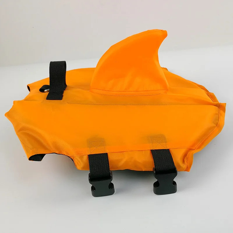 Dog Life Jacket Shark Fin Puppy Life Jacket Adjustable Dog Swimming Safety Jacket with Handle Dog Surfing Vest 250708