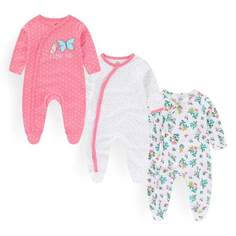 3PCS/Set Autumn Unisex Baby Rompers Cotton Soft Newborn Boy Girl Jumpsuit 2023 Infant Winter Clothes Z250712