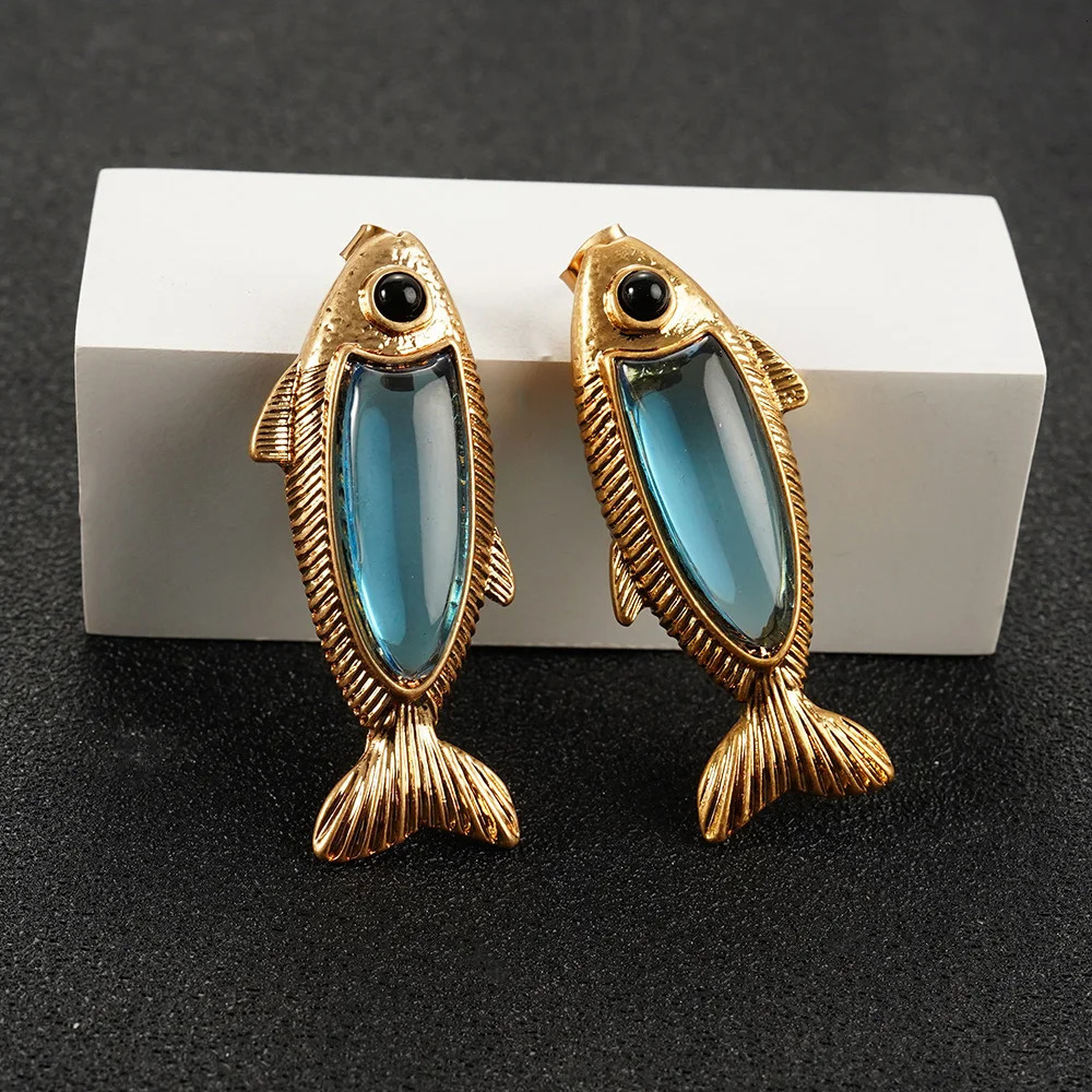 Fish Earrings Uniquely ed for Women for Her Birthday Gift Daily Travel Banquet Accessories 250711