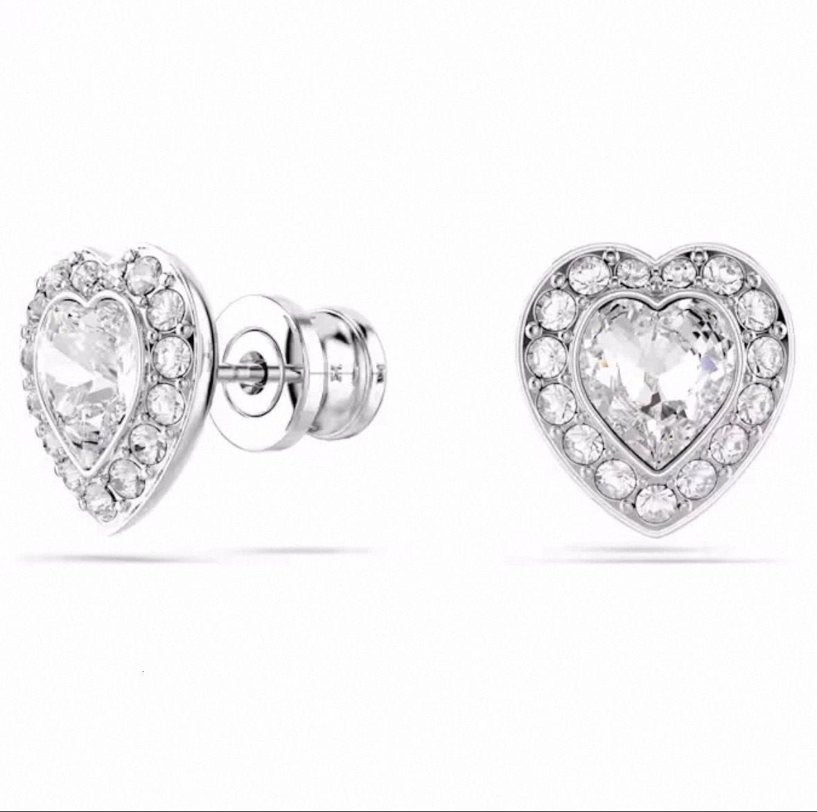 Luxury Jewelry Designer Jewelry Shijia New Heart-shaped Full Diamond Necklace Collarbone Chain Cross-border Hot-selling Luxury Fashion Sparkling Full 