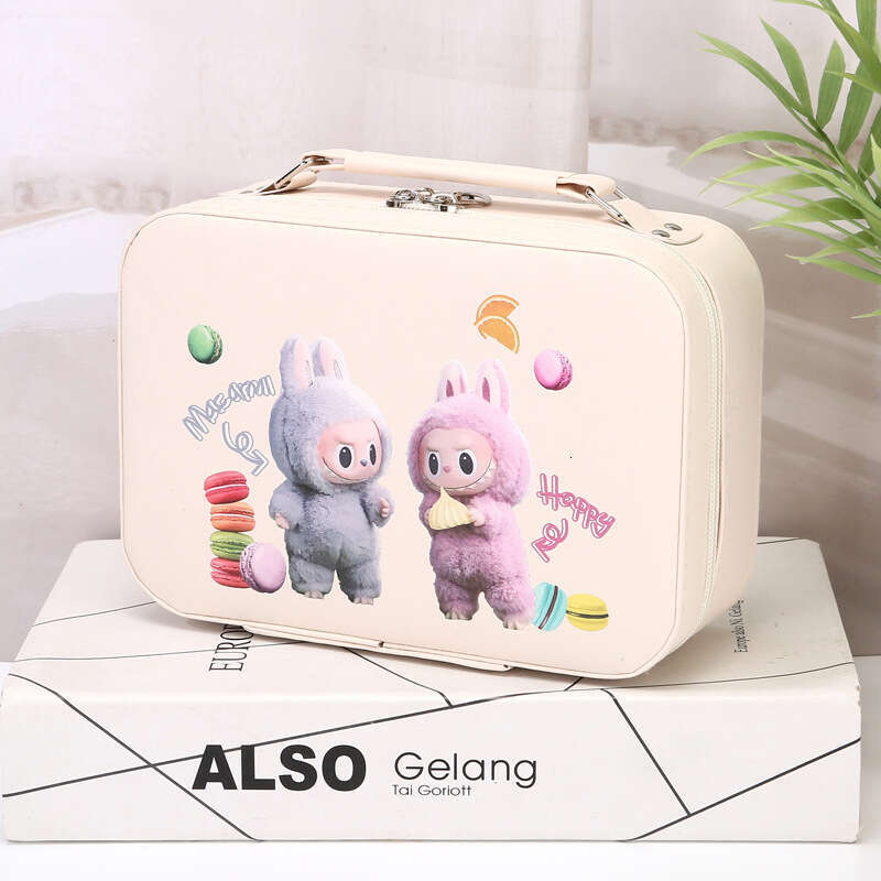 Multifunctional Portable Bag, Fabric Makeup Case, Children's Storage Handbag, Small Square Bag with Large Capacity