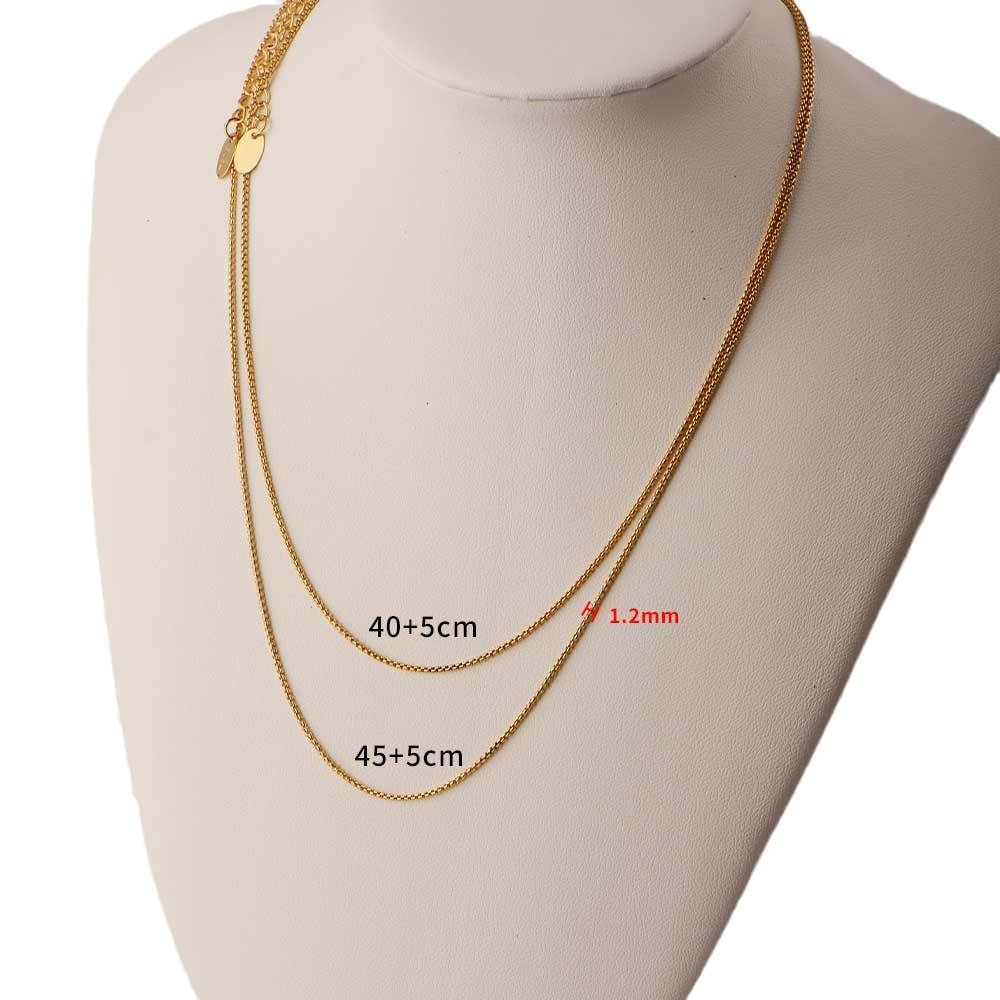 Luxury Jewelry Designer Jewelry Trendy Men's And Women's Punk Thick Chain Square Pearl Titanium Steel Necklace 1 2 3 5 6mm Hip Hop Style Non