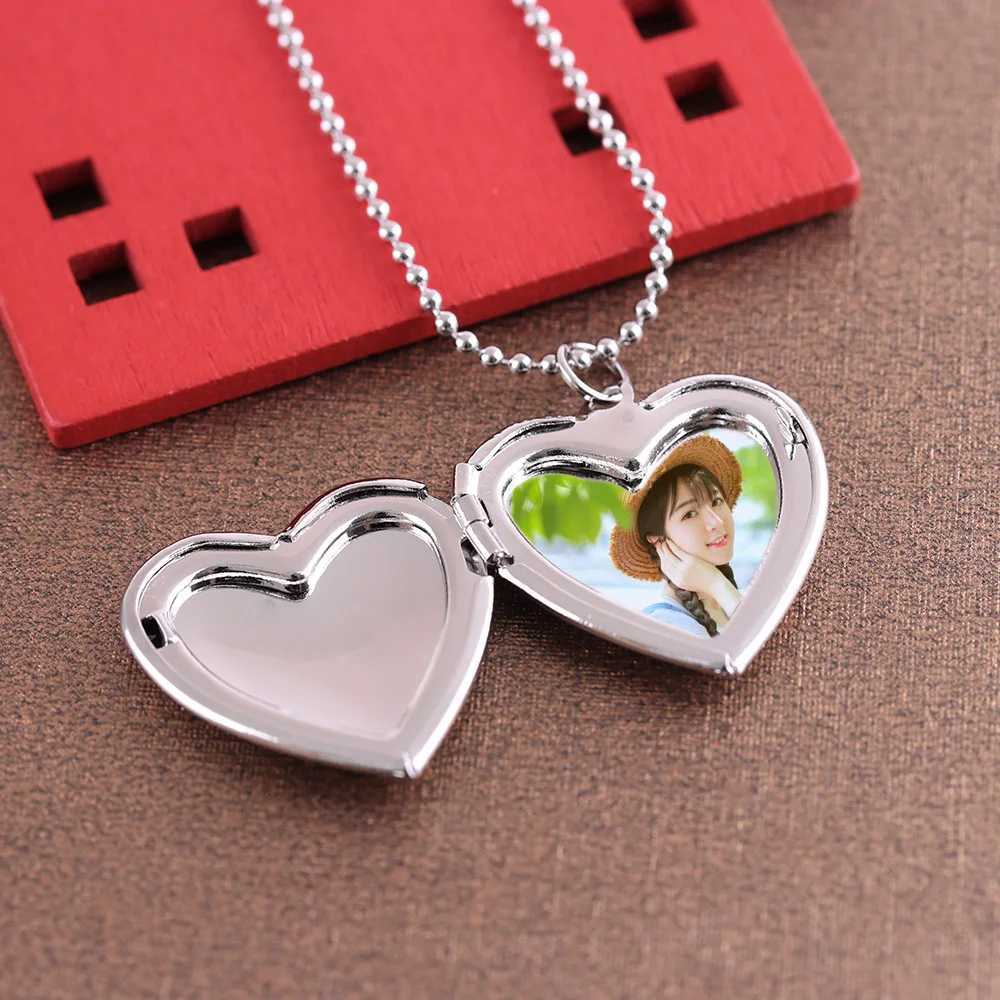 HOOH 1PC Shaped Friend Photo Picture Fe Locket Pendant for Necklace Jewelry Coup Vantines Day Gift Rantic W250712